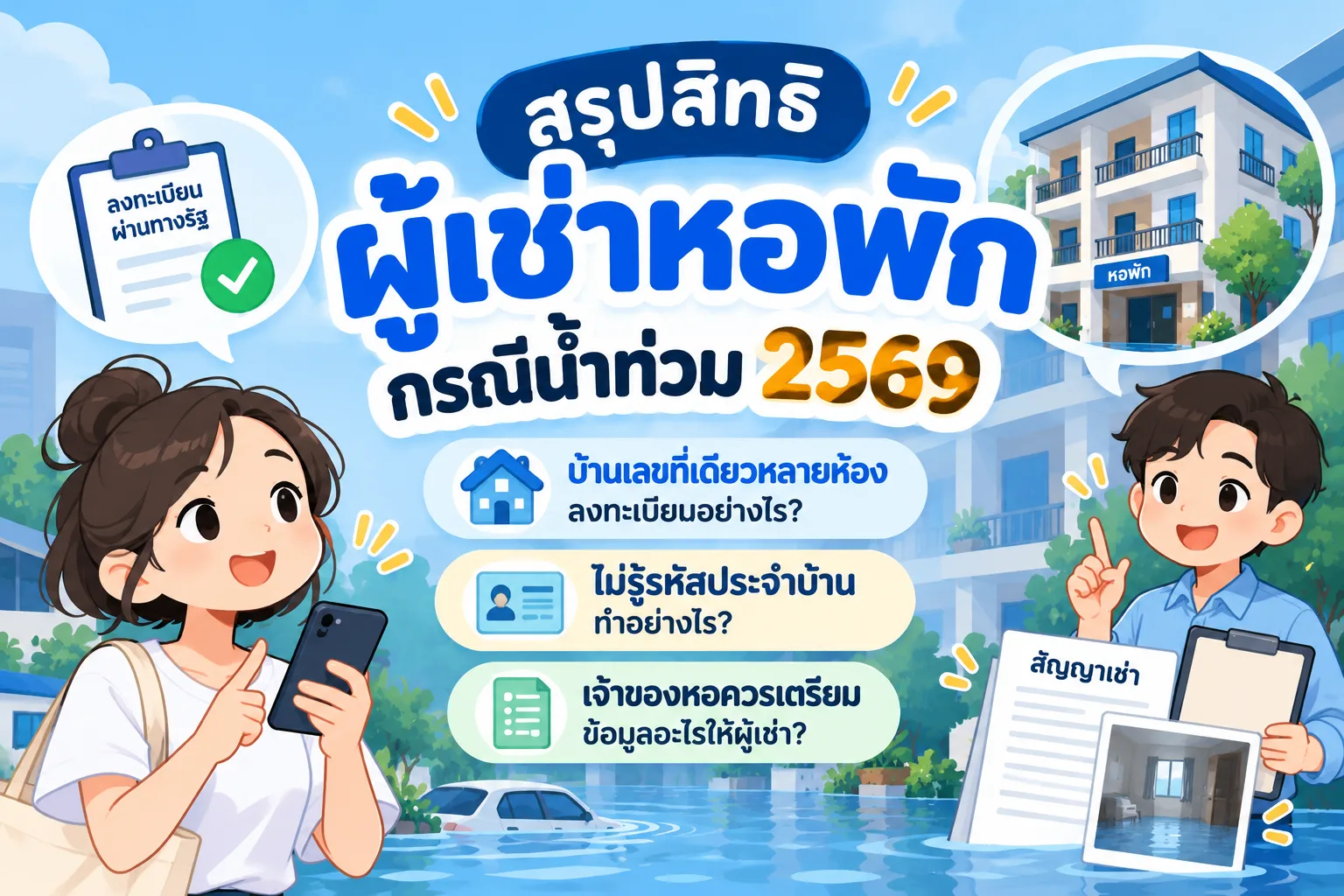 Flood Relief Guide for Renters Cover