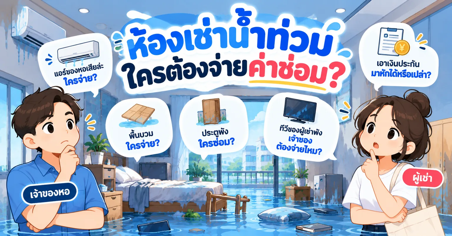 Flooded Rental Room_ Who Pays